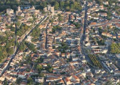 Chauvigny vu du ciel en paramoteur